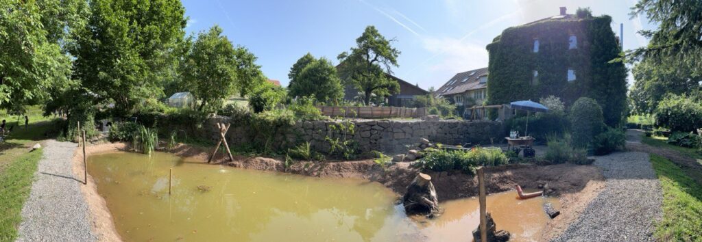 Garten Hofgut Leo, Biosphärenprojekt, Naturgarten, Wasser-Nutz-Garten, Naturteich